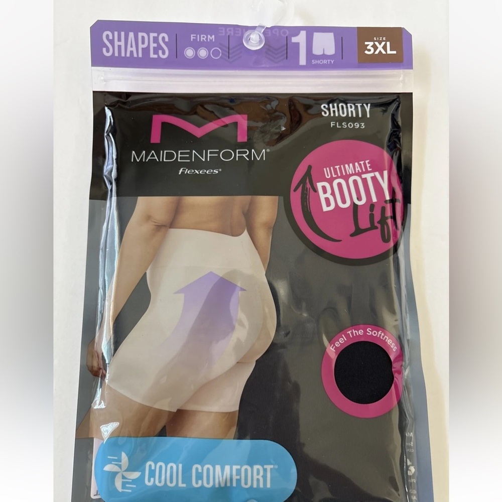 Maidenform Flexees Shorty Ultimate Booty Lift 3XL NWT